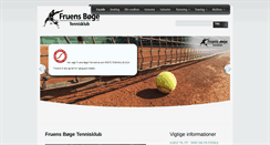 Desktop Screenshot of fbt-tennis.dk