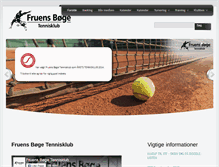 Tablet Screenshot of fbt-tennis.dk